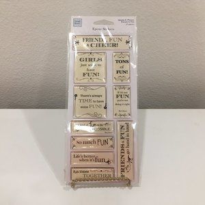 Heidi Grace Designs Scrapbooking "Quotes & Phrases" Epoxy Stickers